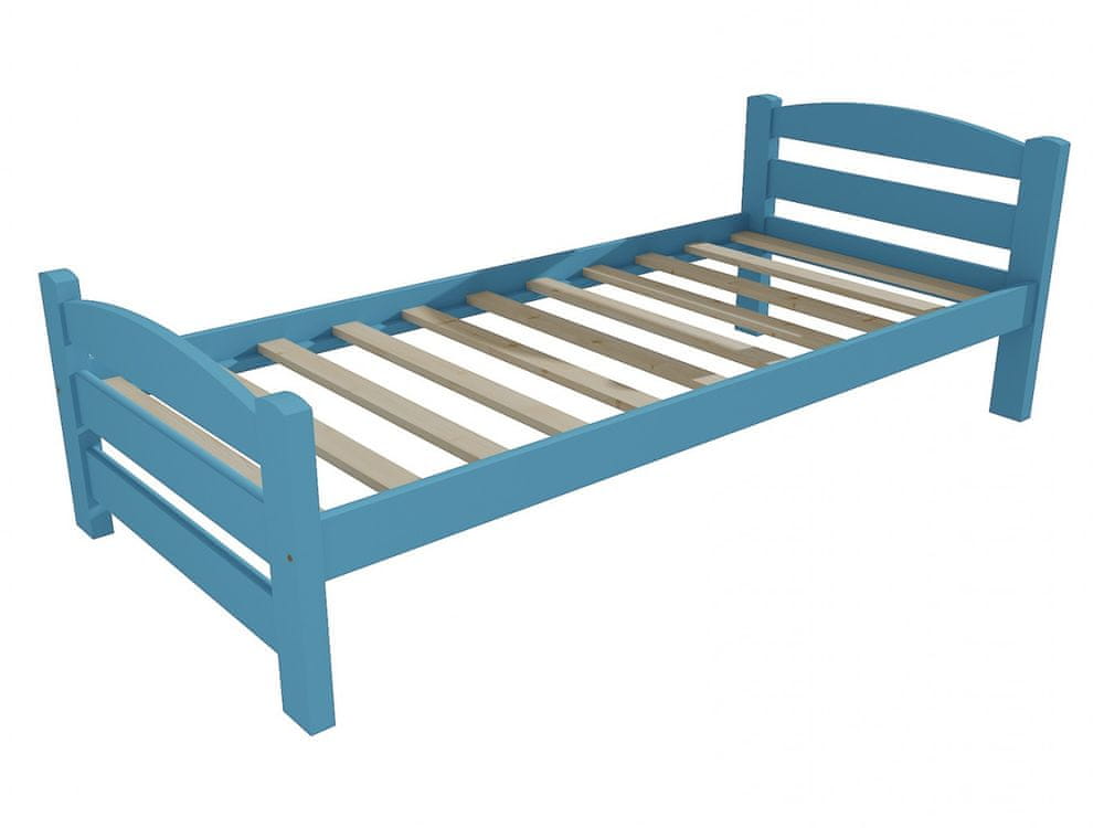 eoshop Detská posteľ DP 008 (Rozmer: 80 x 200 cm, Farba dreva: farba modrá)